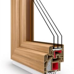 Serramenti in pvc VEKA Alphaline 90 plus - colore winchester 