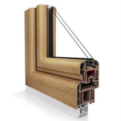 Serramenti in pvc VEKA Softline 70 AD - anta semi-complanare - colore winchester 
