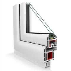 Serramenti in pvc VEKA Softline 70 AD - telaio/anta tondi - colore bianco 