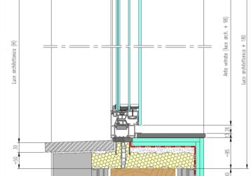 esempio posa_sezione verticale serramento alluminio+sottobancale 